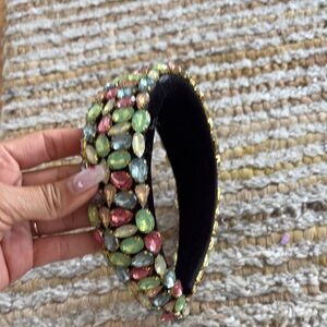 Colorful Gemstone Embellished Headband